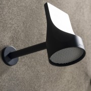 Pomme de douche spot avec bras Noir Mat Apice - CRISTINA ONDYNA PD10013