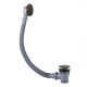 Bonde de vidage clic-clac Simple-Rapid avec trop-plein pour baignoire Noir bronze - TRES 03453420KMB