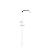 Barre de douche adaptable au robinet thermostatique mural Chrome - TRES 03463502 