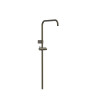 Barre de douche adaptable au robinet thermostatique mural Noir bronze - TRES 03463502KMB