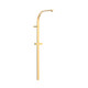 Barre de douche longue adaptable au robinet thermostatique mural Or Mat 24K - TRES 03463505OM