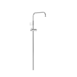 Barre de douche télescopique adaptable au robinet thermostatique mural Chrome - TRES 03464501 