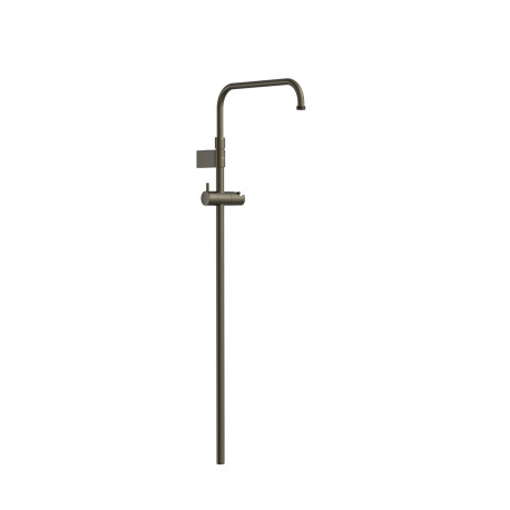 Barre de douche télescopique adaptable au robinet thermostatique mural Noir bronze - TRES 03464501KMB 