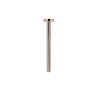 Bras de plafondPour pommeau de douche. Longueur : 280 mm. Or Rose 24K - TRES 13462102OP
