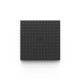 Pommeau de douche encastré au plafondAvec 2 types de jet Noir mat - TRES 13495102NM