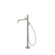 Mitigeur sur pied pour baignoire et douche1 colonne verticale Acier - TRES 26247006AC