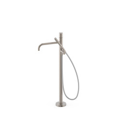 Mitigeur sur pied pour baignoire et douche1 colonne verticale Acier - TRES 26247006AC 