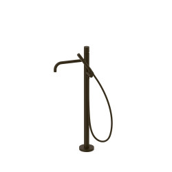 Mitigeur sur pied pour baignoire et douche1 colonne verticale Noir bronze - TRES 26247006KMB 
