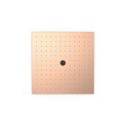 Pommeau de douche encastré au plafondAvec 2 types de jet Or Rose Mat 24K - TRES 13495102OPM 