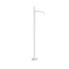 Mitigeur sur pied pour lavabo1 colonne verticale d’alimentation Blanc mat - TRES 26285306BM 