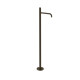 Mitigeur sur pied pour lavabo1 colonne verticale d’alimentation Noir bronze - TRES 26285306KMB