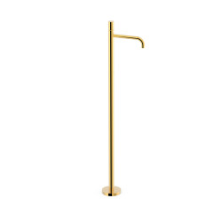 Mitigeur sur pied pour lavabo1 colonne verticale d’alimentation Or 24K - TRES 26285306OR 