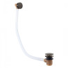 Bonde de vidage ronde clic-clac avec système de remplissage Noir bronze - TRES 03453430KMB