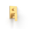 Pièce apparente pour boîtier encastré Rapid-box 2 voies Or Mat 24K - TRES 21128110OM