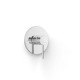 Pièce apparente pour boîtier encastré 1 voie Rapid-boxPièce apparente Chrome - TRES 26227810