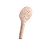 Douchette à main ECO-DROPAvec 3 types de jet Or Rose Mat 24K - TRES 29963112OPM