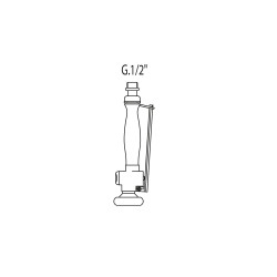 Douchette R1/2" Chrome - TRES 9134481 