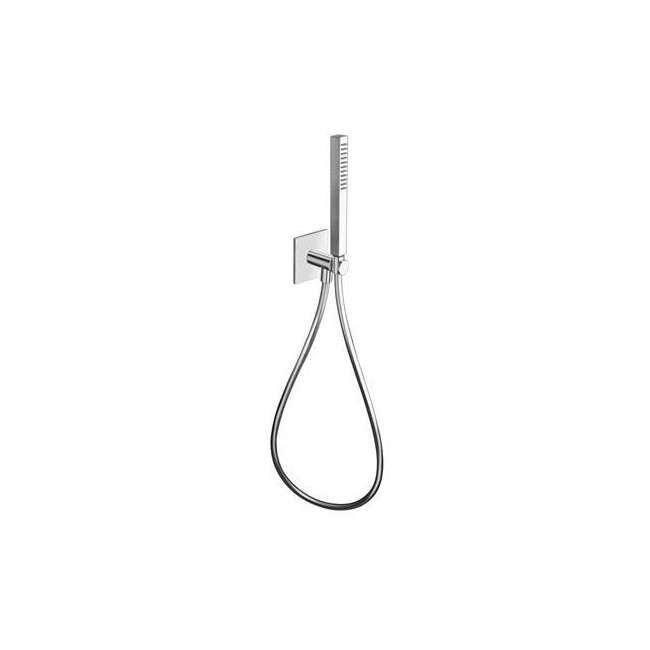 Ensemble douchette hydrothérapie avec flexible chrome KING - CRISTINA ONDYNA PD44151