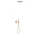 Kit mitigeur encastré à 2 voies Rapid-box pour douche Or Rose Mat 24K - TRES 26228005OPM