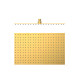 Pommeau de doucheExtra-fin  Or Mat 24K - TRES 134315008OM