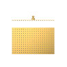 Pommeau de doucheExtra-fin  Or Mat 24K - TRES 134315008OM 