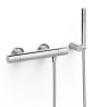 Robinet thermostatique mural Over-wall pour doucheDouchette Chrome - TRES 19016429