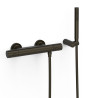 Robinet thermostatique mural Over-wall pour doucheDouchette Noir bronze - TRES 19016429KMB