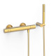 Robinet thermostatique mural Over-wall pour doucheDouchette Or Mat 24K - TRES 19016429OM