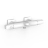 Robinet thermostatique mural pour baignoire et doucheSans accessoires Blanc mat - TRES 19017405BM