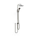 Ensemble de douche adaptable à tout type de robinet Noir bronze - TRES 19063502KMB