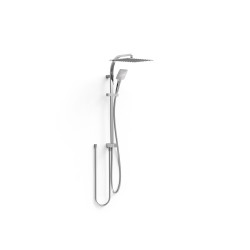 Ensemble de douche adaptable à tout type de robinet Chrome - TRES 19063504 