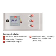 Radiateur électrique à inertie KENYA 4 Plinthe 1500W - THERMOR 414724