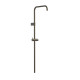 Barre de douche longue adaptable au robinet thermostatique mural Noir bronze - TRES 03463501KMB