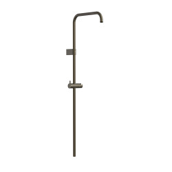 Barre de douche longue adaptable au robinet thermostatique mural Noir bronze - TRES 03463501KMB 