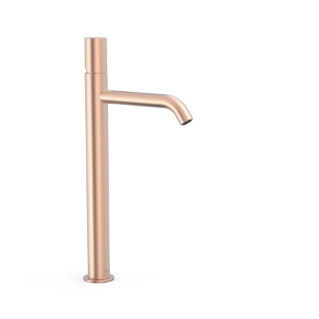 Mitigeur XXL pour lavaboFlexibles d’alimentation G3/8. Or Rose Mat 24K - TRES 26130801OPM 