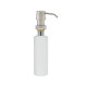Distributeur de savon encastré au plan de toilette Acier - TRES 13474110AC
