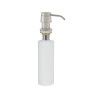Distributeur de savon encastré au plan de toilette Acier - TRES 13474110AC