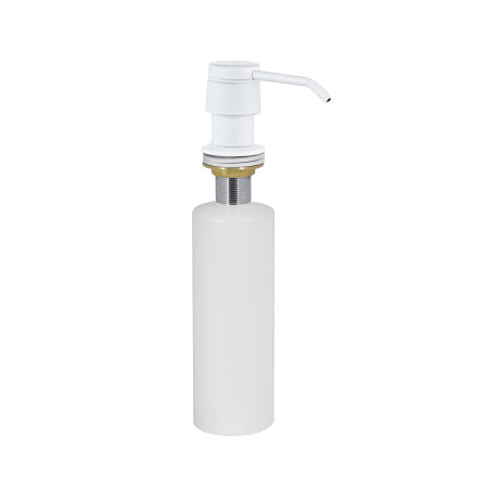 Distributeur de savon encastré au plan de toilette Blanc mat - TRES 13474110BM 