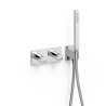 Robinet thermostatique encastré à 2 voies B-system. Chrome - TRES 30725201