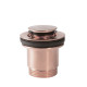 Bonde de vidage clic-clac Simple-Rapid pour lavabo Or Rose Mat 24K - TRES 24284002OPM