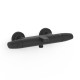 Robinet thermostatique mural pour baignoire et doucheSans accessoires Noir mat - TRES 19017403NM