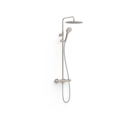 Ensemble de robinet thermostatique mural à 2 voies pour douche Acier - TRES 19038705AC 
