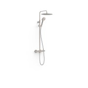 Ensemble de robinet thermostatique mural à 2 voies pour douche Acier - TRES 19038705AC 