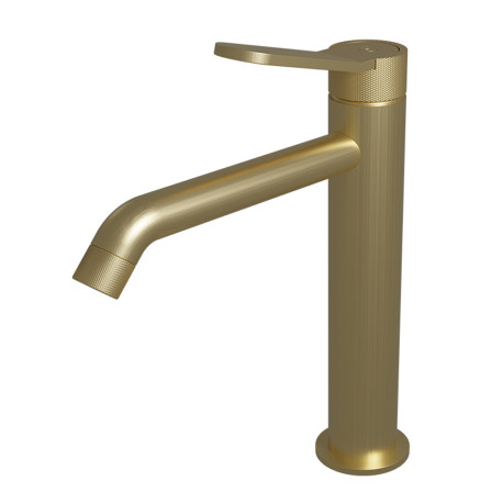 Mitigeur lavabo mi-haut avec vidage up&down Or Brossé East Side - CRISTINA ONDYNA ES22796P