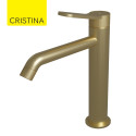 Mitigeur lavabo mi-haut avec vidage up&down Or Brossé East Side - CRISTINA ONDYNA ES22796P