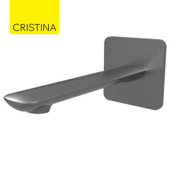 Bec de remplissage de baignoire Métal Brossé Foil - CRISTINA ONDYNA FL48477