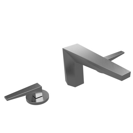 Mélangeur lavabo 3 trous Métal Brossé Fractal - CRISTINA ONDYNA FT20577