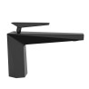 Mitigeur lavabo avec vidage Up&Down Chromé Noir Brossé Fractal - CRISTINA ONDYNA FT22075