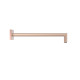 Bras mural Pour pommeau de douche. Longueur : 400 mm. Or Rose Mat 24K - TRES 06243201OPM