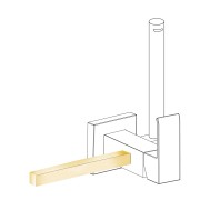 Accessoire porte-serviettes pour robinet avec douche Or 24K - TRES 03412402OR 